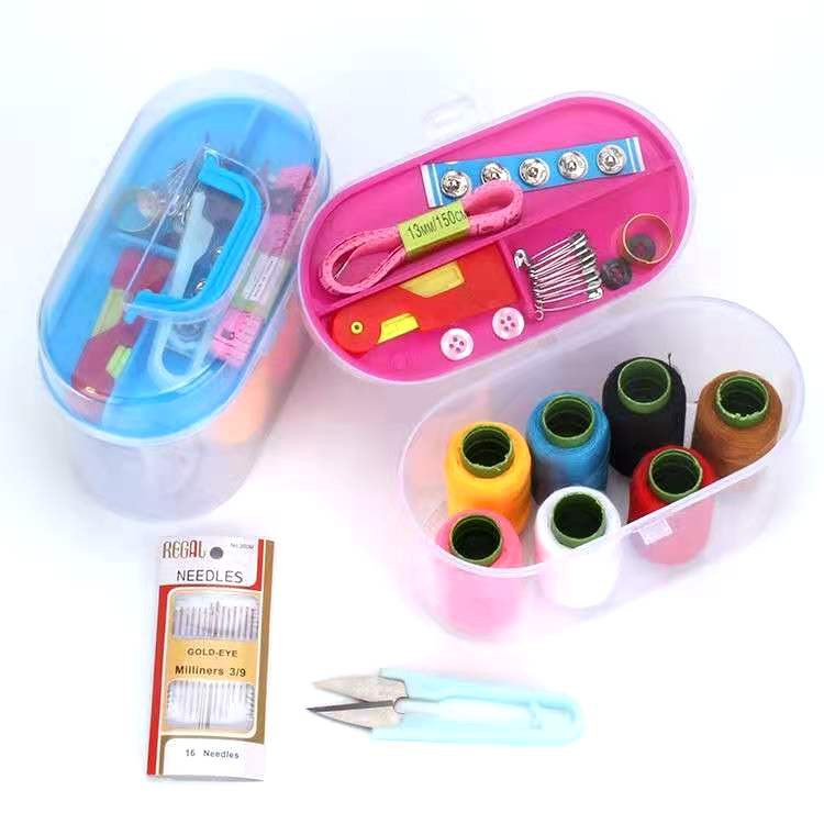ชุดอุปกรณ์เย็บผ้า อุปกรณ์เย็บผ้า ด้าย เข็ม ครบเซ็ท ขนาดพกพา คละสี NO.ZXH03925