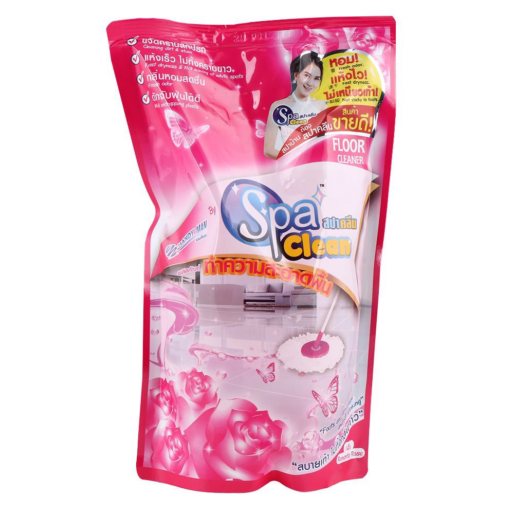 น้ำยาทำความสะอาดพื้น SPA CLEAN โรแมนติกโรส 800 มล. FLOOR CLEANER SPA CLEAN ROMANTIC ROSE 800ML