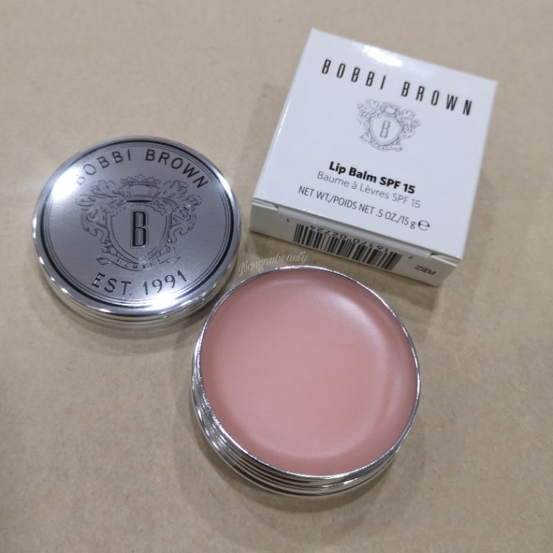 BOBBI BROWN LIP BALM SPF15 ลิปบาล์มยอดนิยม ฟื้นฟูริมฝีปาก ทำให้ปากนุ่มชุ่มชื่น