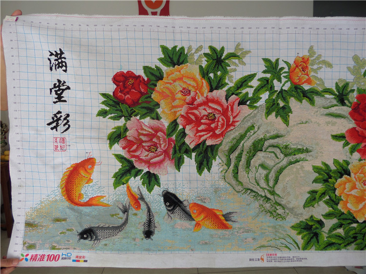 เสือแม่ลูก ชุดปักครอสติช พิมพ์ลาย ครอสติสจีน งานฝีมือ DIY