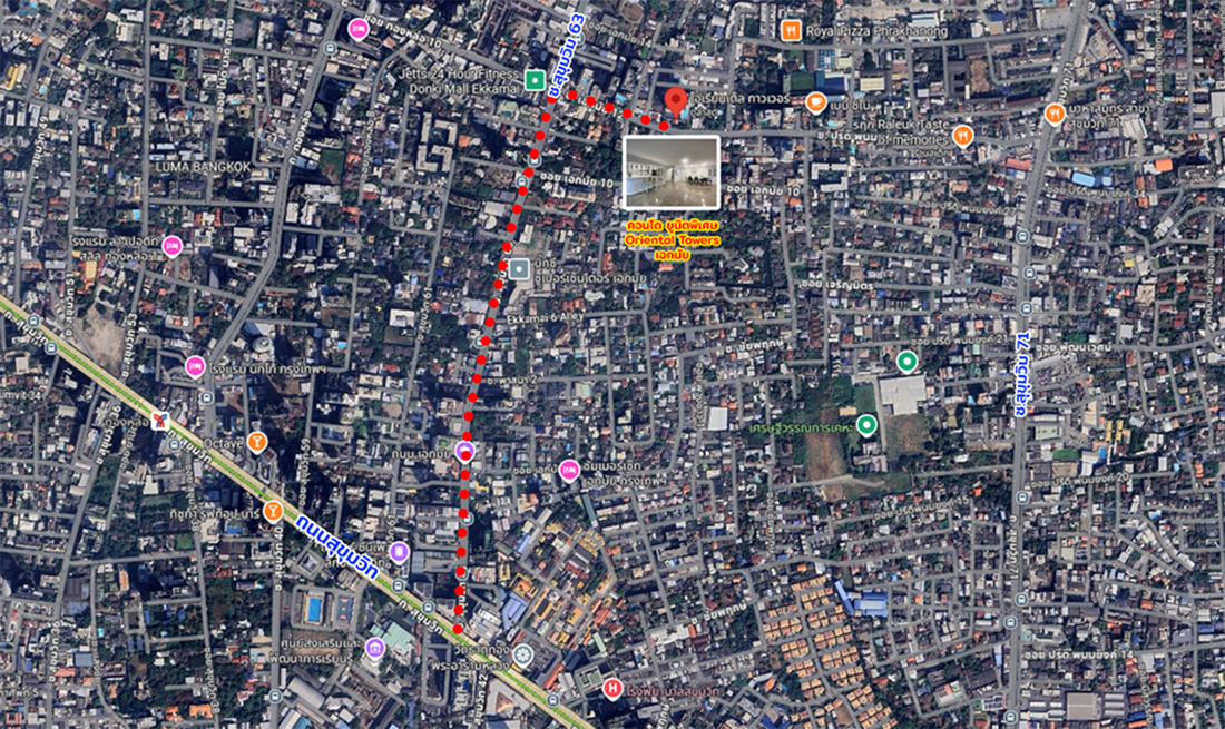 83511 ขายคอนโด ยูนิตพิเศษที่ Oriental Towers เอกมัย