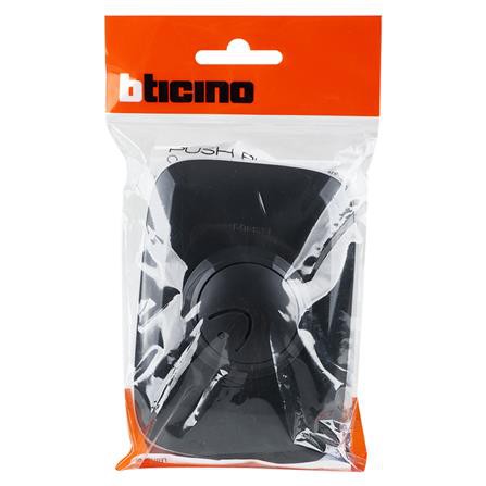 สวิตช์กดกระดิ่ง B-TICINO 89GL สีดำ สวิตช์กดกระดิ่งกันน้ำ