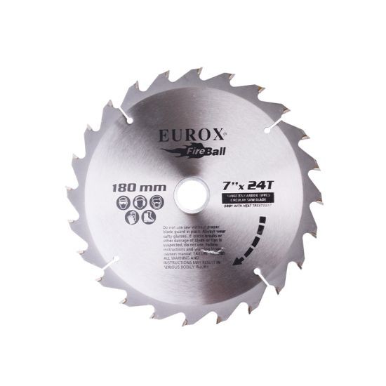 ใบเลื่อยวงเดือนตัดไม้ D-MAX รุ่น 24T ขนาด 24 นิ้ว สีเงิน เหมาะกับงานไม้เนื้ออ่อน แผ่นไม้อัดแกนจริง