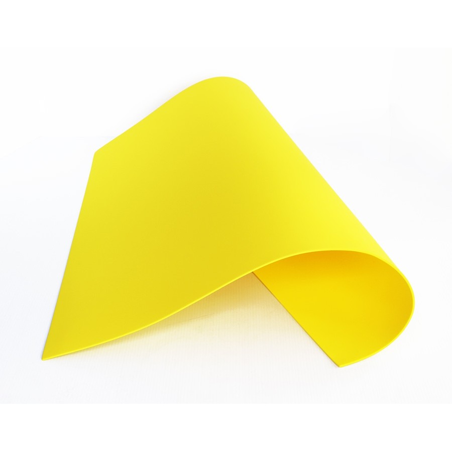 สีเหลือง แผ่นโฟมยาง ขนาด 55x55 ซม. หนา 3 มม. จำนวน 5 แผ่น