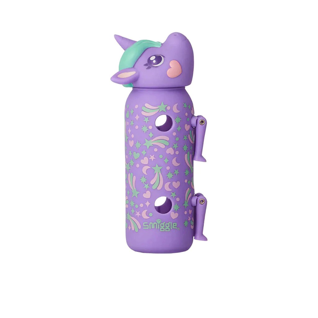 Smiggle กระติกน้ำ ยูนิอคร์น สีม่วงอ่อน
