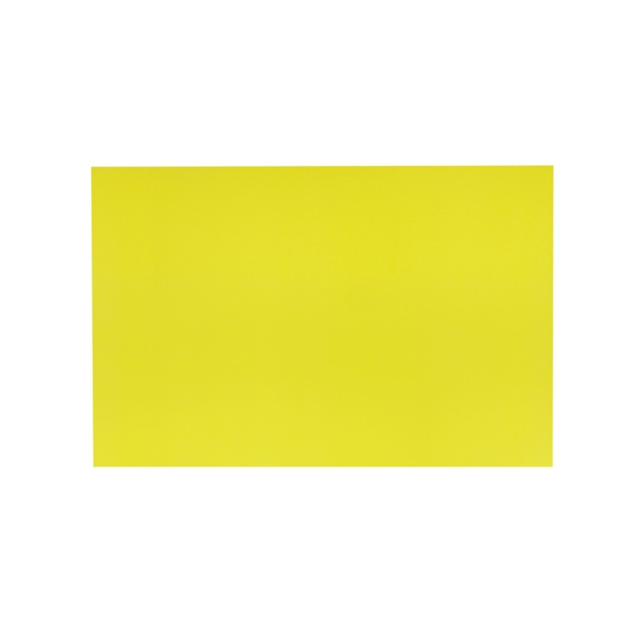 PP301 สีเหลืองอ่อน กระดาษโปสเตอร์แข็งสีหน้าเดียว 52X77 ซม. แพ็ค 10 แผ่น