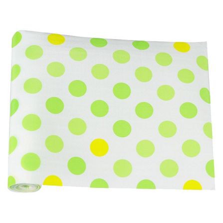 ที่รองอเนกประสงค์ม้วน TNP MODERN DOT 30x200 ซม. สีขาว ทำความสะอาดง่าย