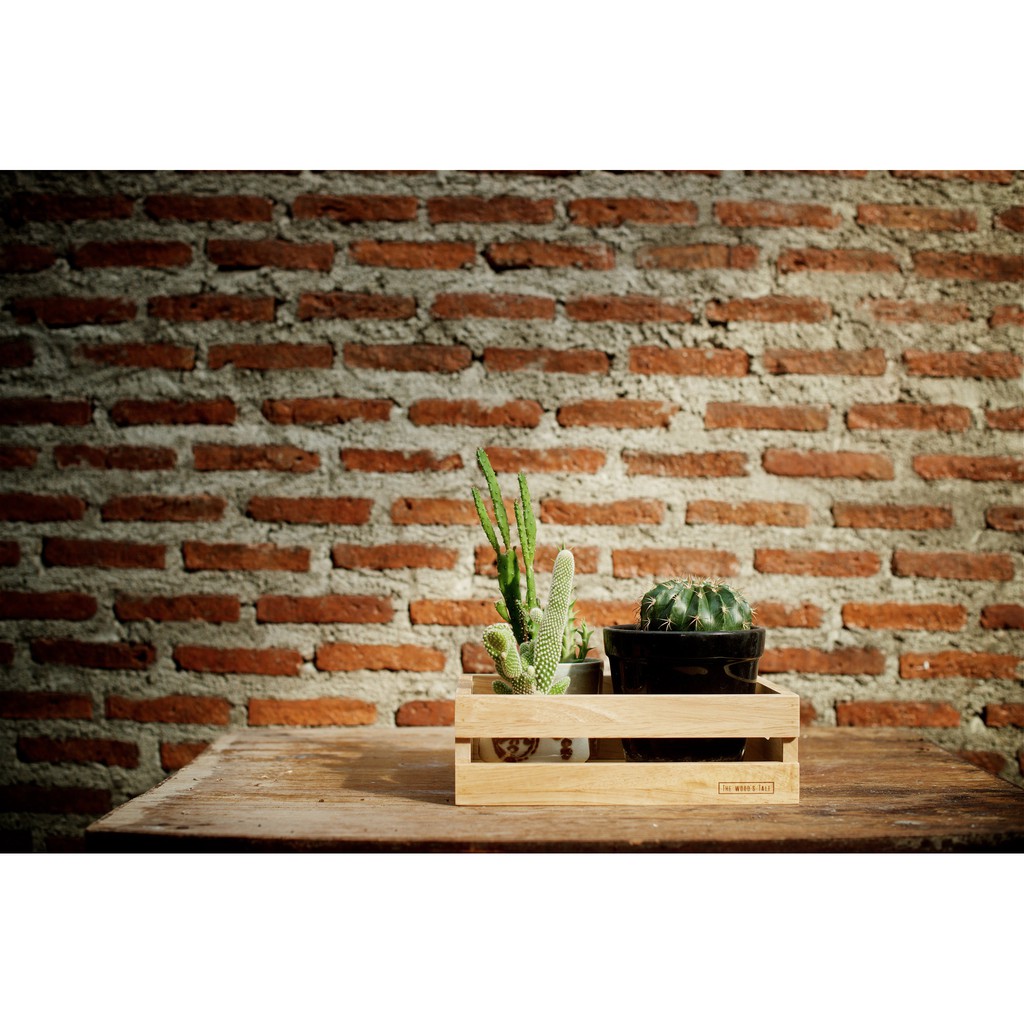 The Wood's Tale ลังไม้ กล่องไม้ WOODEN BOX B จากไม้ธรรมชาติ มี 4 ไซส์