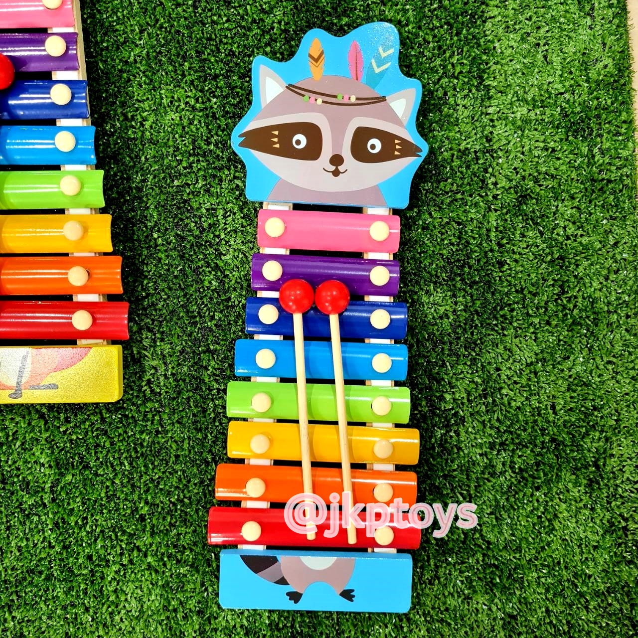 ของเล่นไม้เสริมพัฒนาการ ระนาดไม้ลายสัตว์