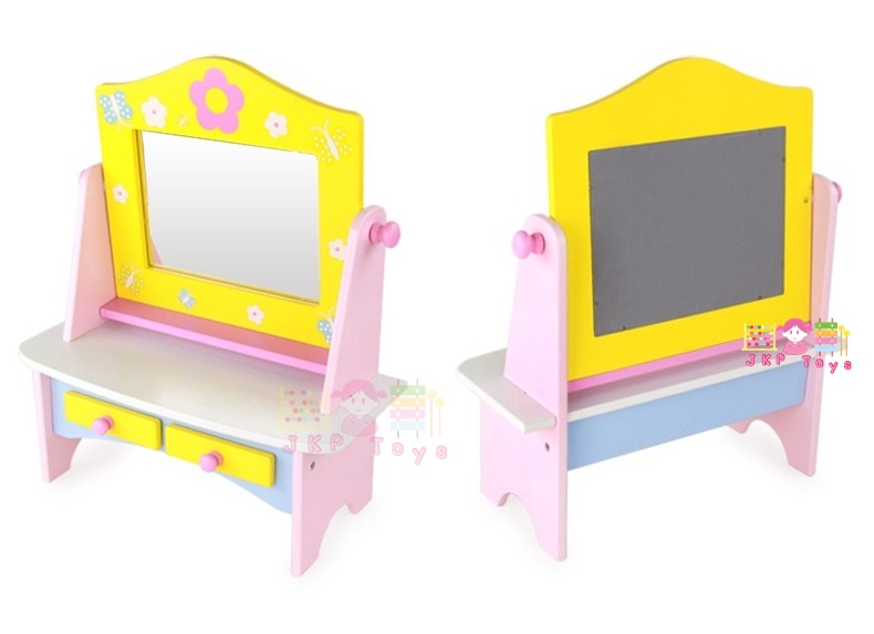 ชุดโต๊ะเครื่องเเป้งไม้