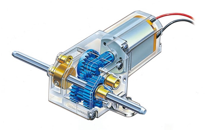 70188 TAMIYA Mini Motor Gearbox (8-Speed)