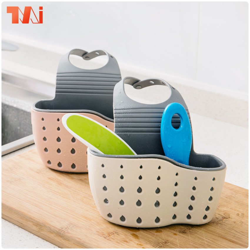 TMi ที่วางฟองน้ำ ที่วางสบู่ ที่ใส่ฟองน้ำล้างจาน ตะแกรงวางฟองน้ำ ตะแกรงสแตนเลส อย่างดี ติดตั้งง่าย ห้องน้ำ 2 ช่อง