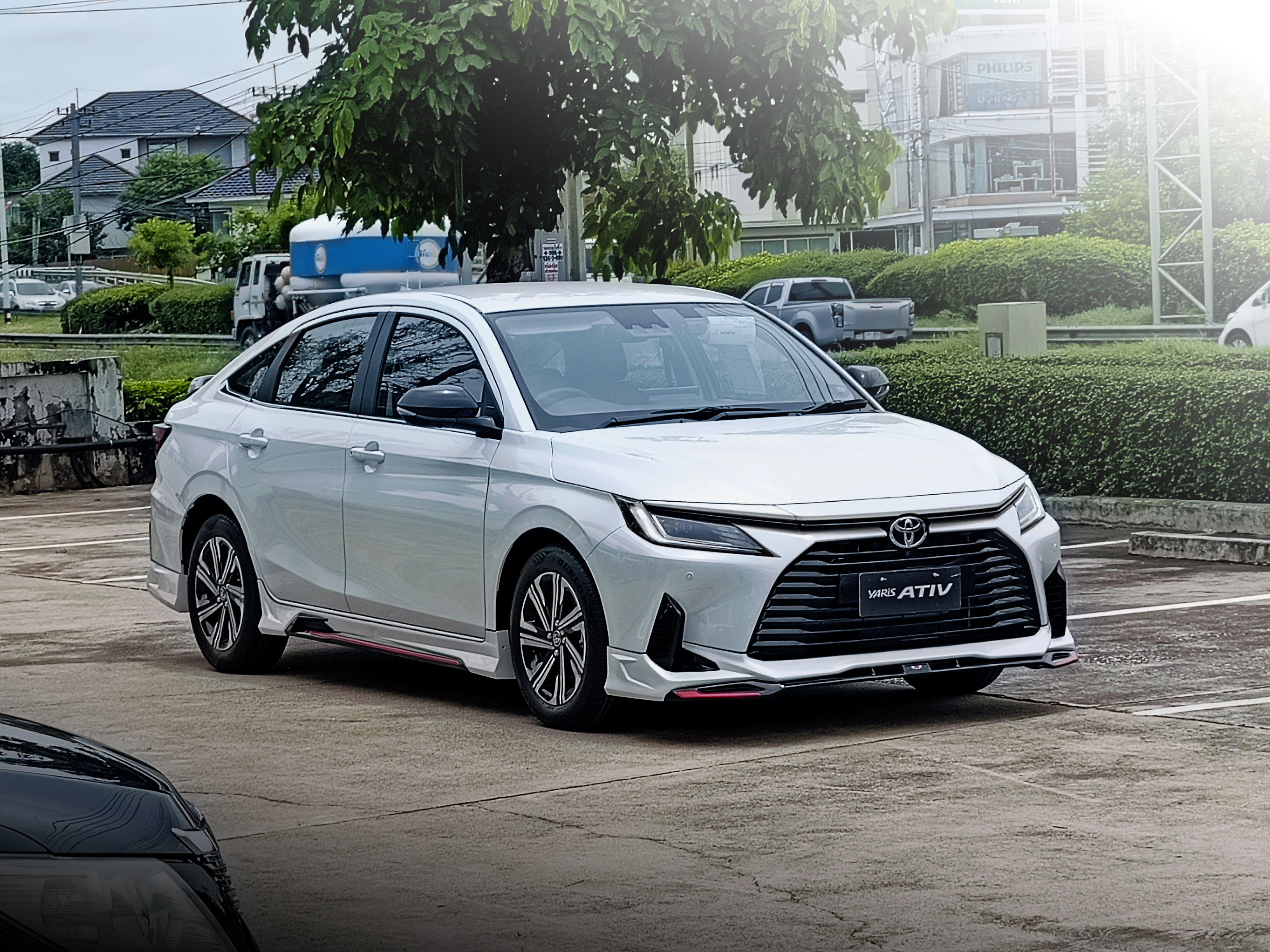 ชุดแต่งรถ-สเกิร์ต-สปอยเลอร์ Toyota New Yaris Ativ 2022 2023 2024
