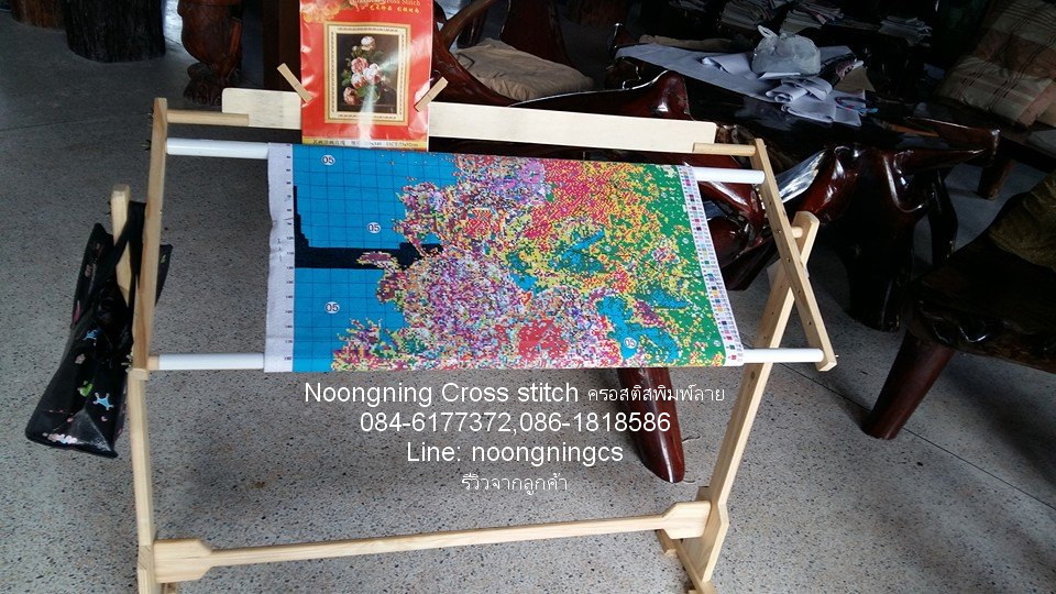 ตัวอักษรจีน ชุดปักครอสติช พิมพ์ลาย ครอสติสจีน งานฝีมือ DIY