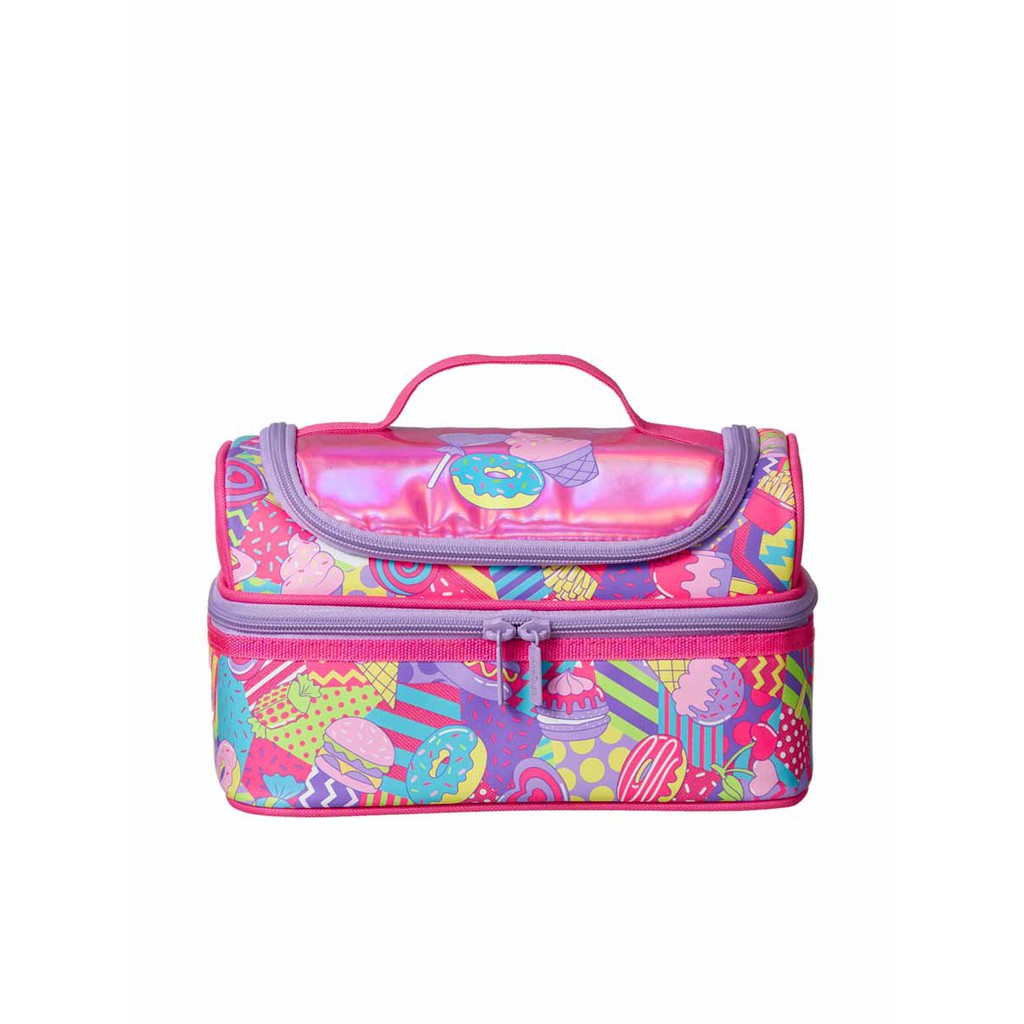 Smiggle กระเป๋าใส่กล่องข้าว คอลเลกชั่น Far ลายของหวาน สีชมพู