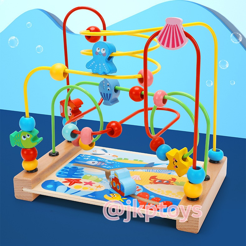 2 in 1 ขดลวดกิจกรรม รางเลื่อน