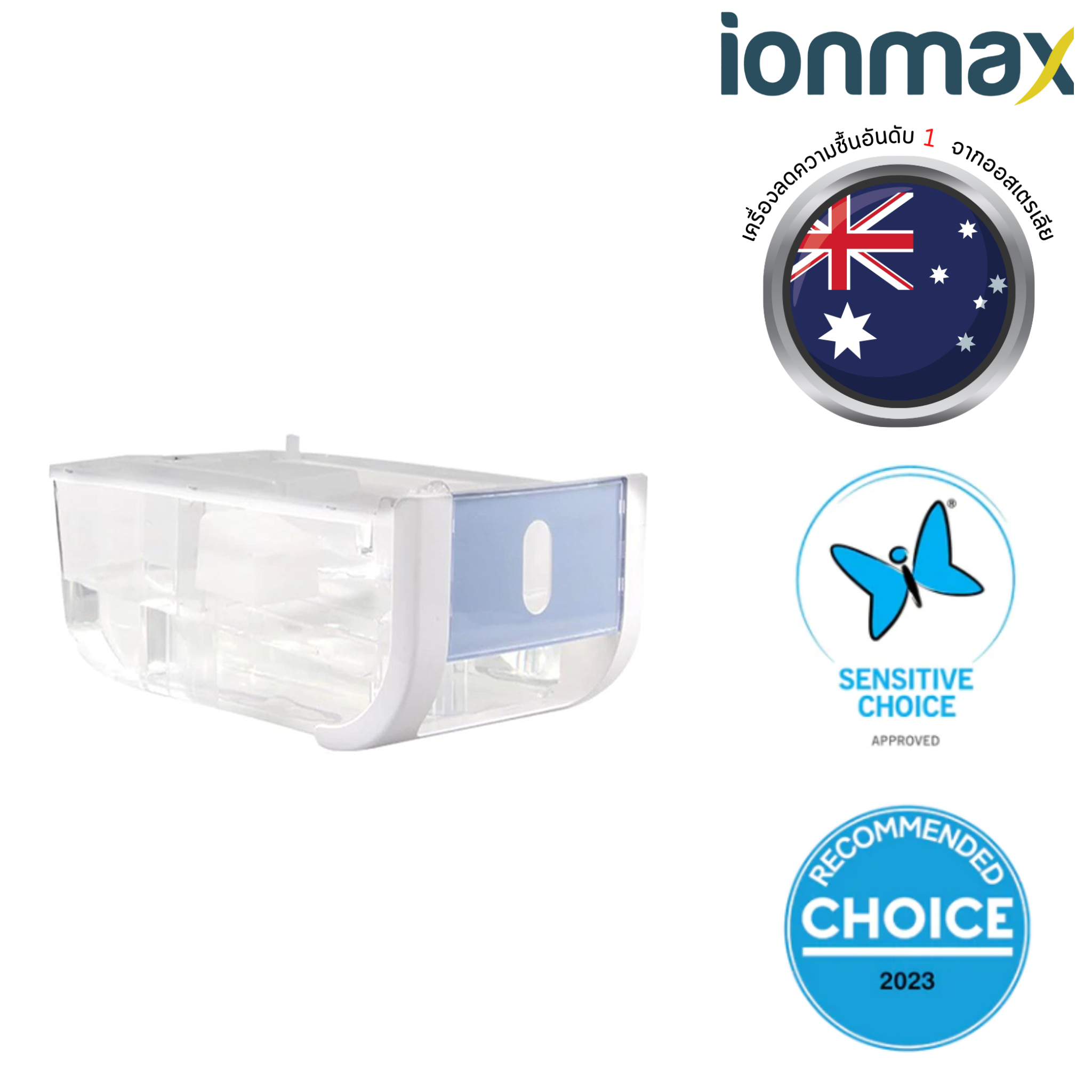 IONMAX เครื่องลดความชื้น รุ่น ION610 ดูดความชื้น 25 ตร.ม.