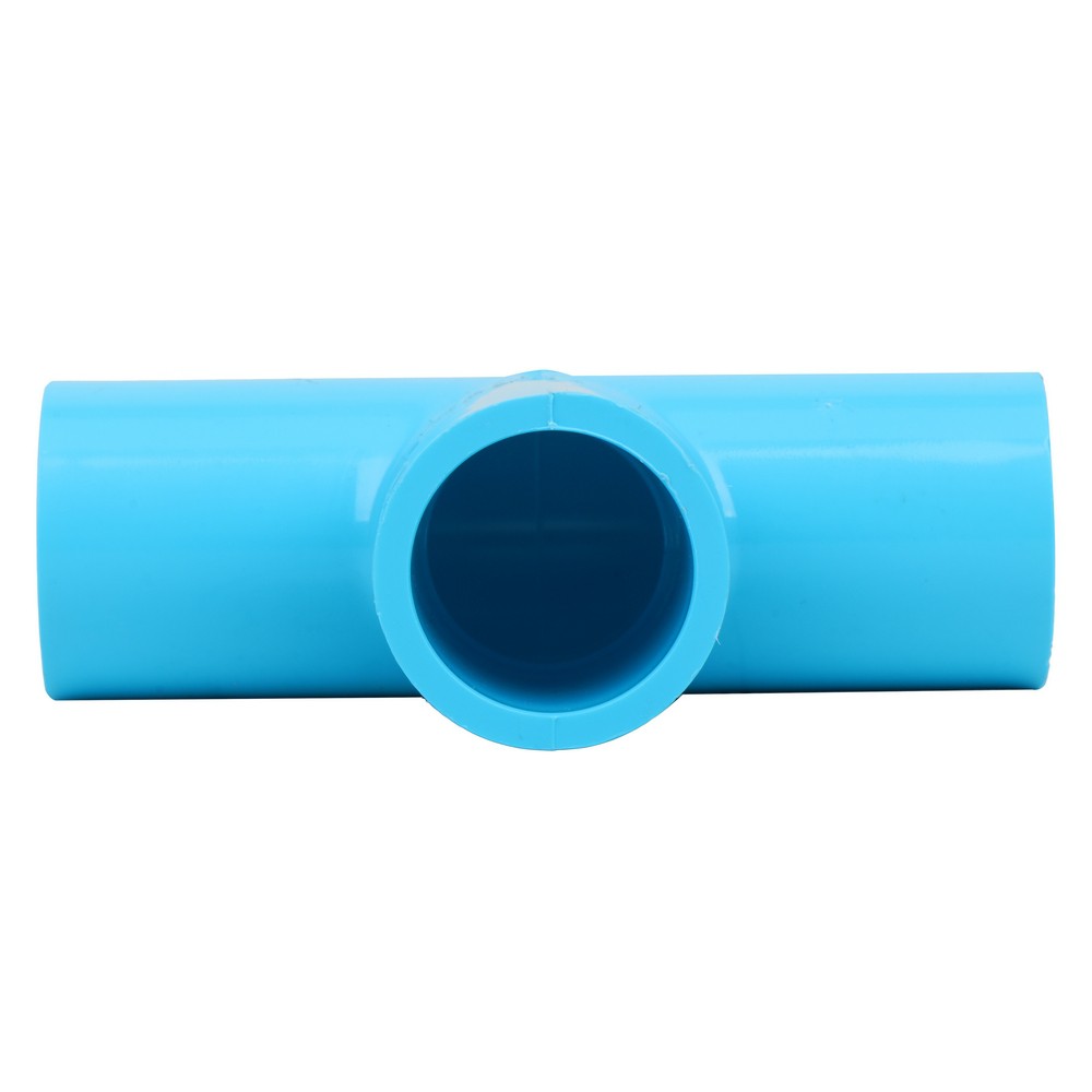 ท่อประปา ข้อต่อ ท่อน้ำ ท่อPVC ข้อต่อสามทาง-หนา SCG 1/2" สีฟ้า FAUCET TEE SOCKET PVC SCG 1/2" LIGHT BLUE