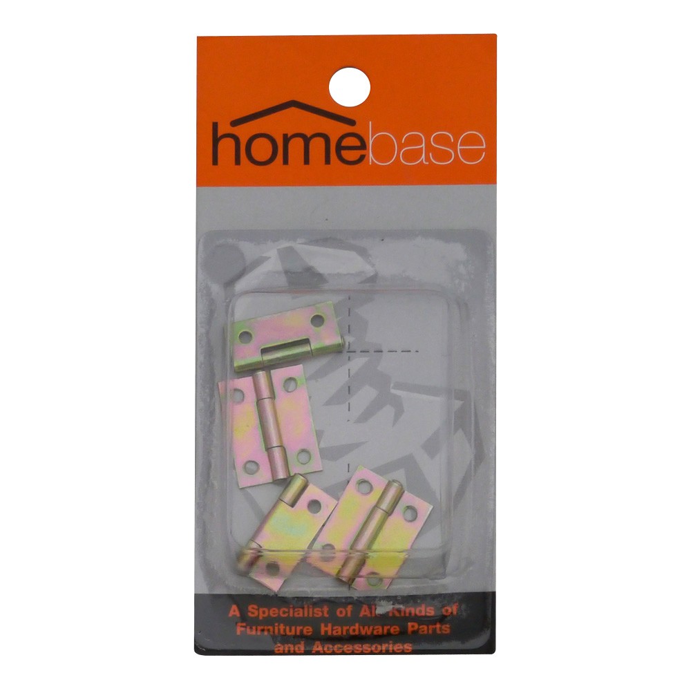 อะไหล่ เฟอร์นิเจอร์ บานพับ ผีเสื้อ ถอดไม่ได้ SH-100Y 4ตัว BUTTERFLY HINGE SH-100Y FIXED 4EA