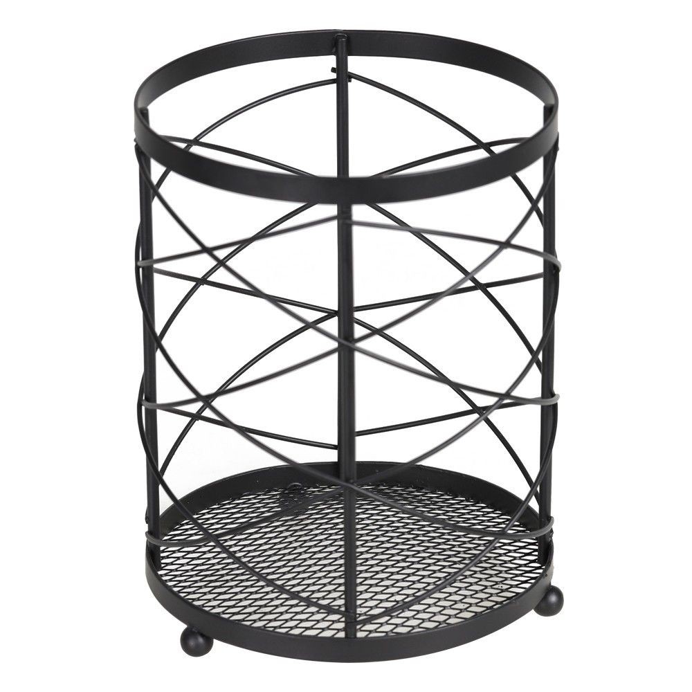 ที่ใส่อุปกรณ์ในครัว SPIRAL ZL028 สีดำ UTENSIL HOLDER 1 HOLE SPIRAL ZL028 BLACK