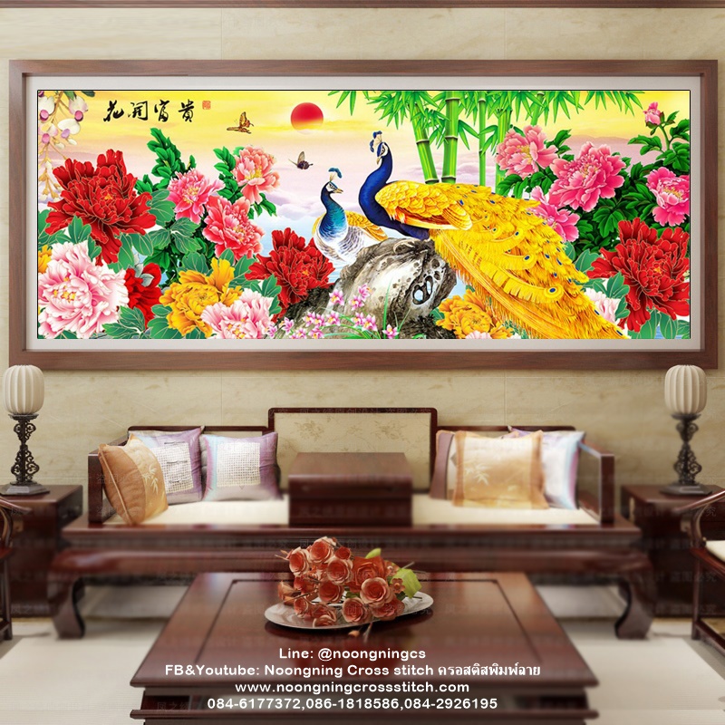 พระพุทธเจ้า ครอสติสคริสตัล Diamond painting โมเสก ภาพติดเพชร งานฝีมือทำที่บ้าน DIY