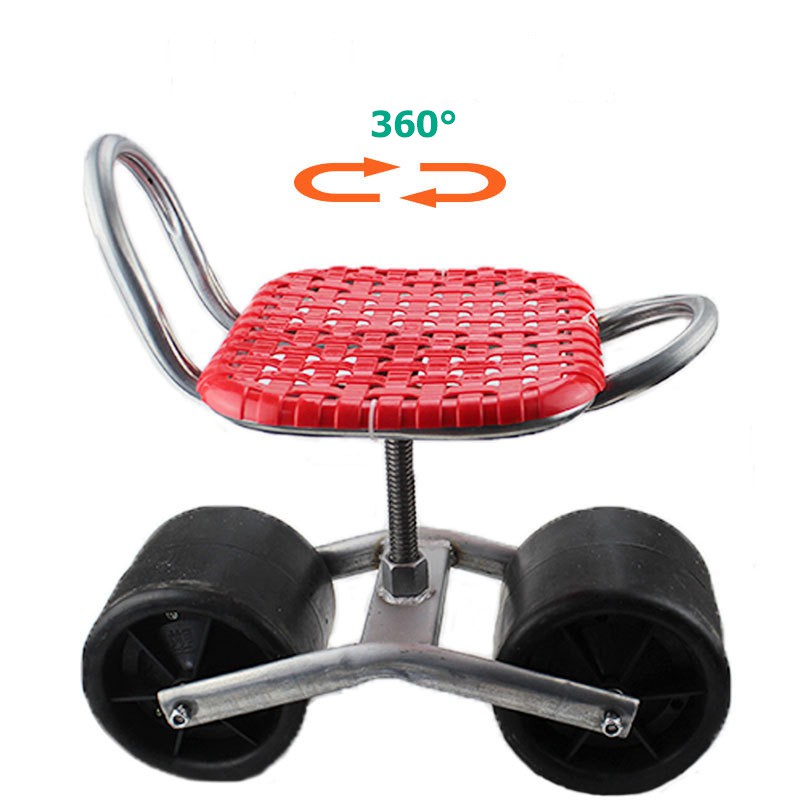 【umbro】โต๊ะทำงานในสวน เก้าอี้ทำงานในสวน สามารถหมุนได้ 360 องศา องศาเก้าอี้นั่งทำงานสองล้อ เครื่องมือทำสวน