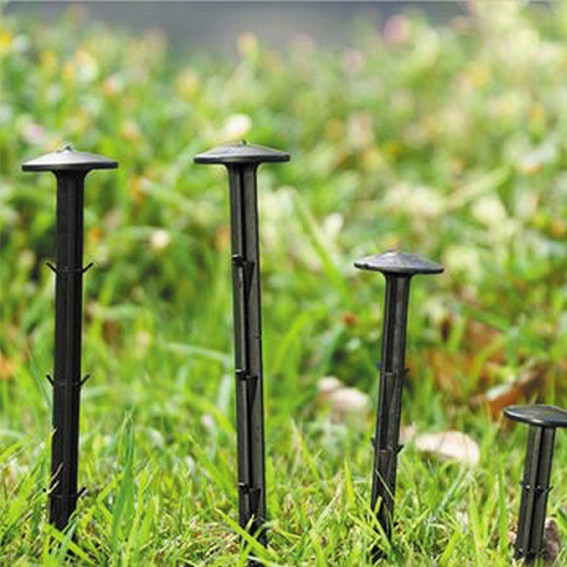 **ส่งฟรี** ลิ่มปักดิน หมุดปักดิน หมุดยึดพลาสติกคลุมวัชพืช ขนาด 8 นิ้ว แพ็ค 50 ชิ้น/แพ็คสีดำ หมุดสวน เครื่องมือซ่อมสำหรับ