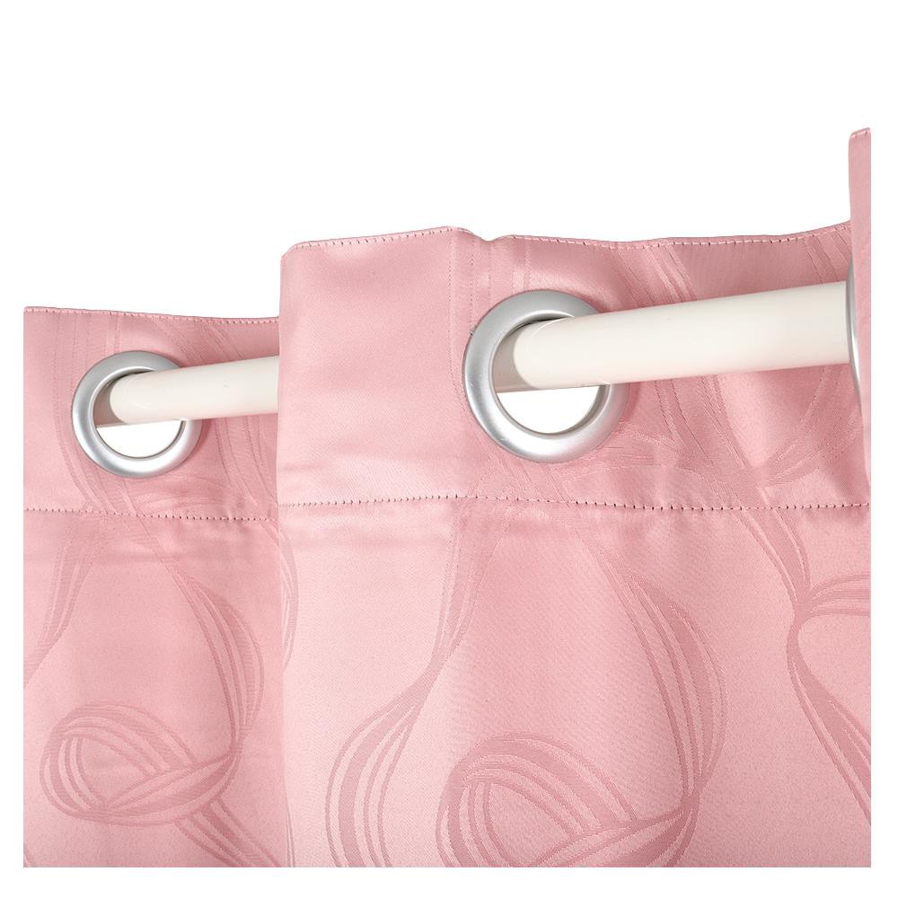 ผ้าม่าน EYELET CHILD FREEDOM STYLE RIBBON UV 145X220 ซม. สีชมพู ผ้าม่านประตู CURTAIN ผ้าม่านและมู่ลี่