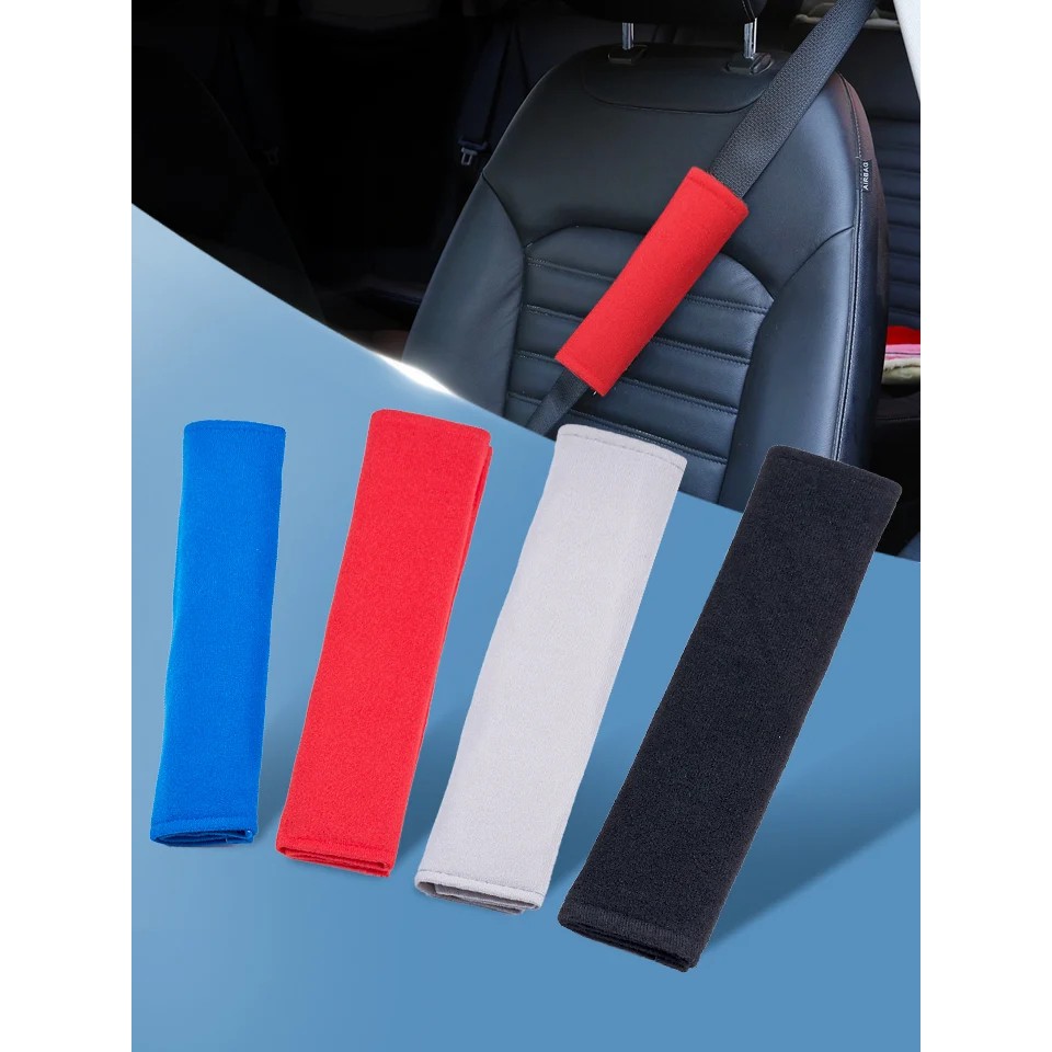 !!สินค้าขายดี!! ปลอกหุ้มเข็มขัดนิรภัย 2 ชิ้น Seat Belt Covers 2 pcs.