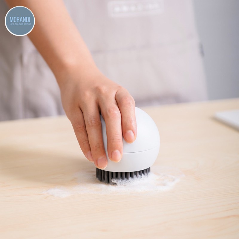 Morandi แปรง ขัดหม้อ แปรงขัดหม้ออุปกรณ์ทำความสะอาด แปรงขัด แปรงขัดกระทะ แปรงขน ซิลิโคน