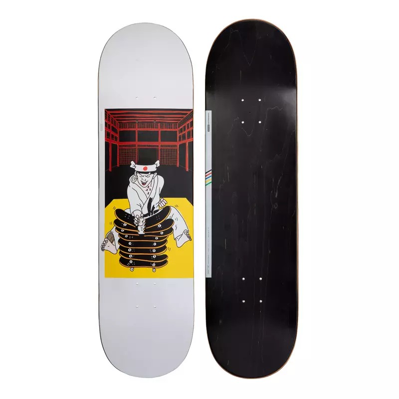 OXELO กระดานสเก็ตบอร์ดรุ่น 120 Bruce ขนาด 8.75" (สีดำ)