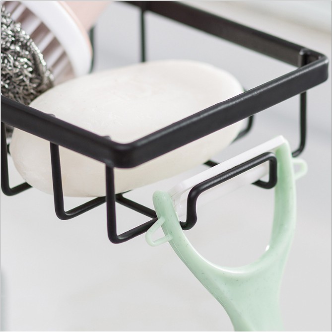 [คืน10% โค้ด SPCCBBNHX] ที่วางฟองน้ำ ที่วางสบู่ ตะแกรงวางฟองน้ำ ติดตั้งง่าย ห้องครัว ห้องน้ำ