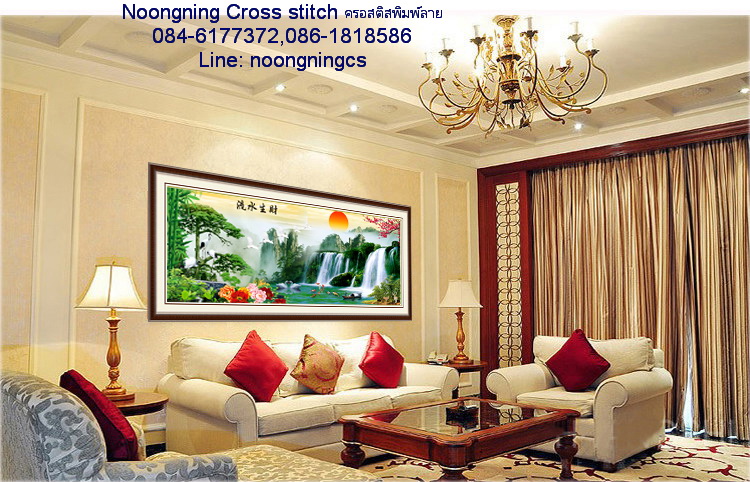 เปลือย ชุดปักครอสติช พิมพ์ลาย ครอสติสจีน งานฝีมือ DIY