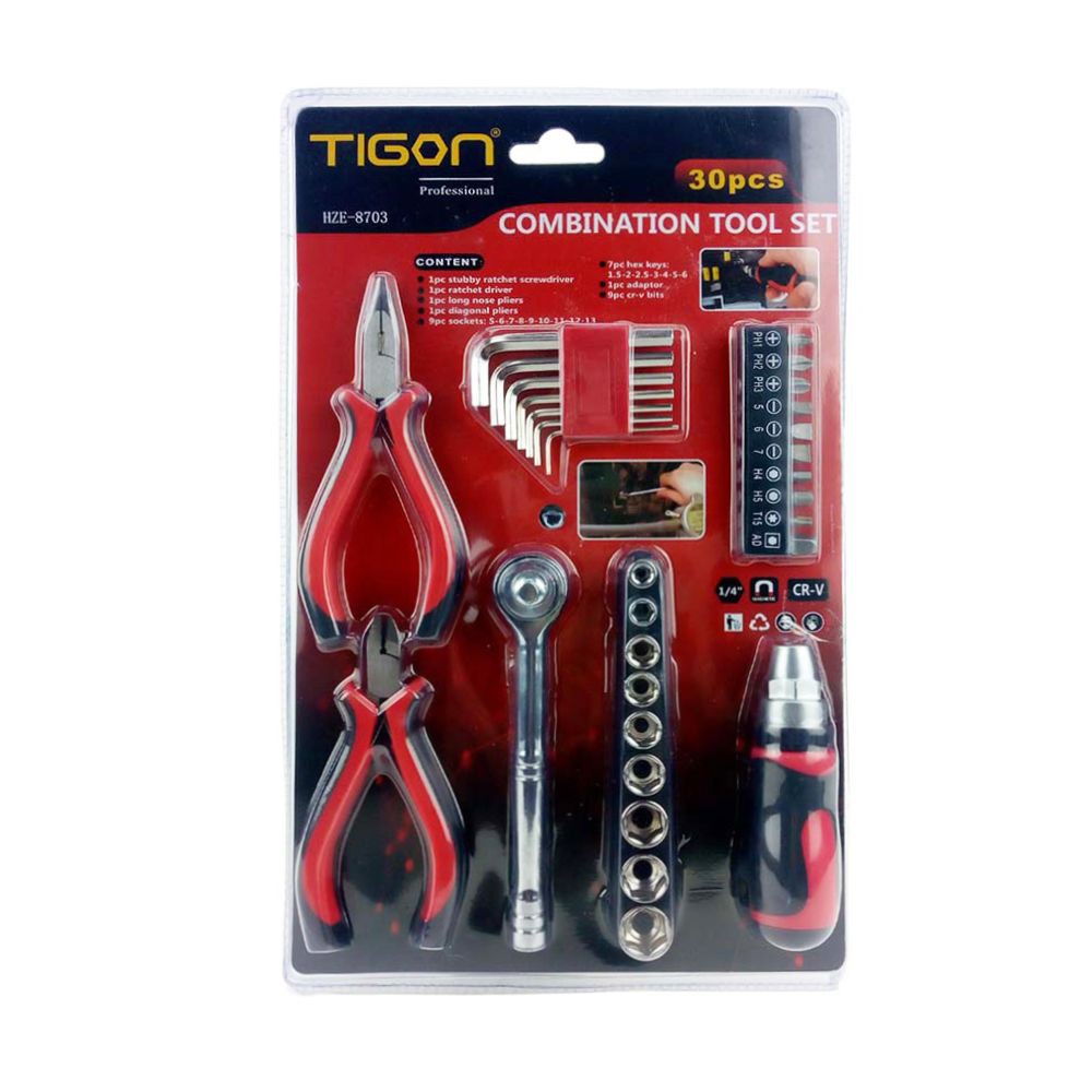 ชุดเครื่องมือ TIGON 30 ชิ้น HAND TOOL SET TIGON 30EA/SET