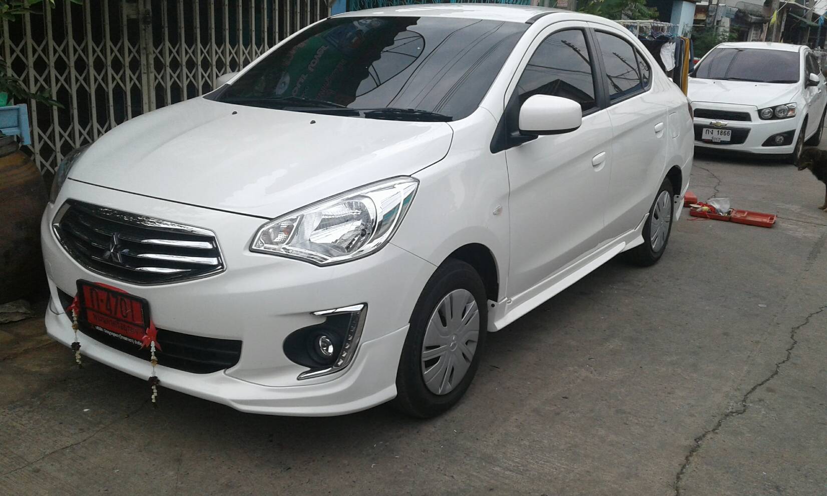 ชุดแต่งรถ สเกิร์ต-สปอยเลอร์ Attrage ทรงศูนย์ OEM by OSR