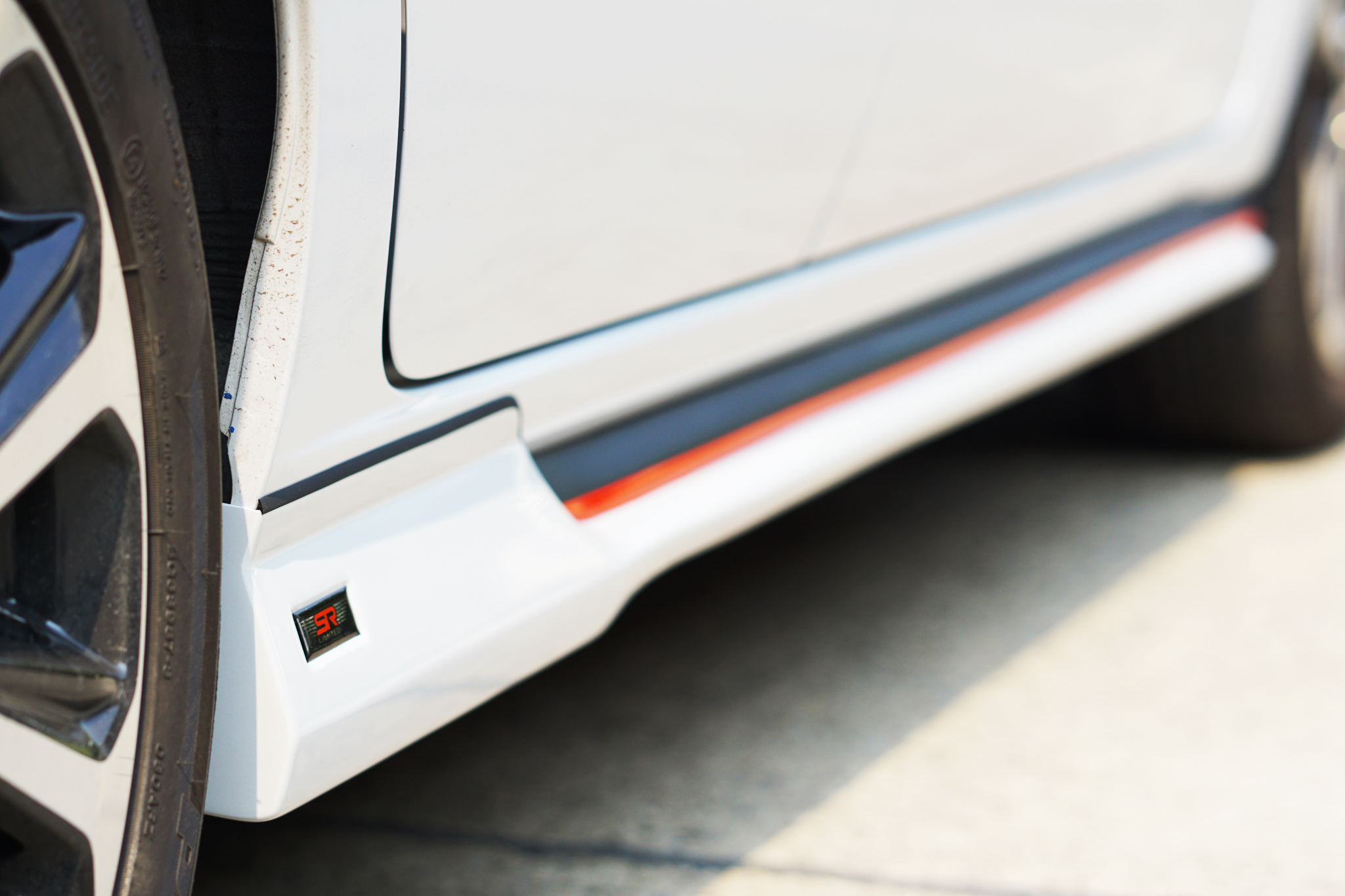 ชุดแต่งรถ สเกิร์ต-สปอยเลอร์ New Mitsubishi Mirage 2020 ทรง SR-Limited By OSR