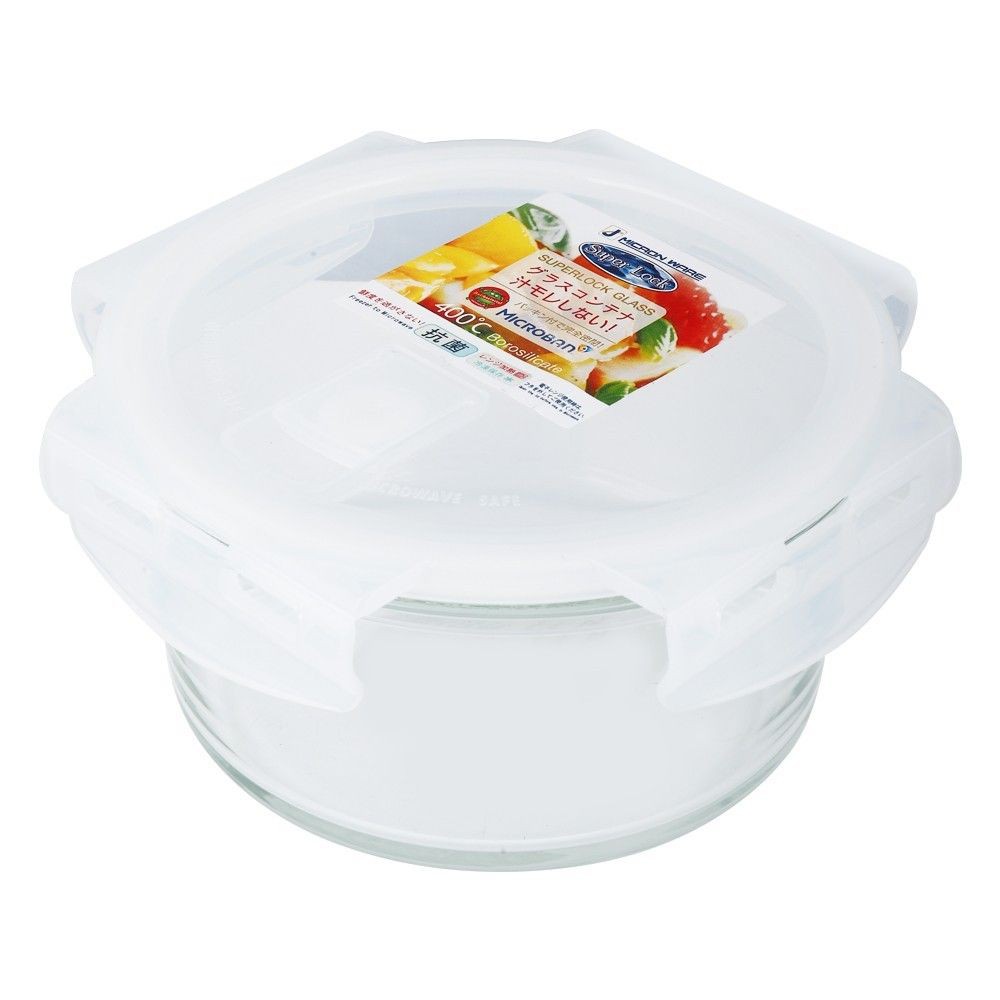 กล่องอาหารกลม MICRON SUPER LOCK 6082 0.7 ลิตร FOOD CONTAINER MICRON SUPER LOCK 6082 0.7L