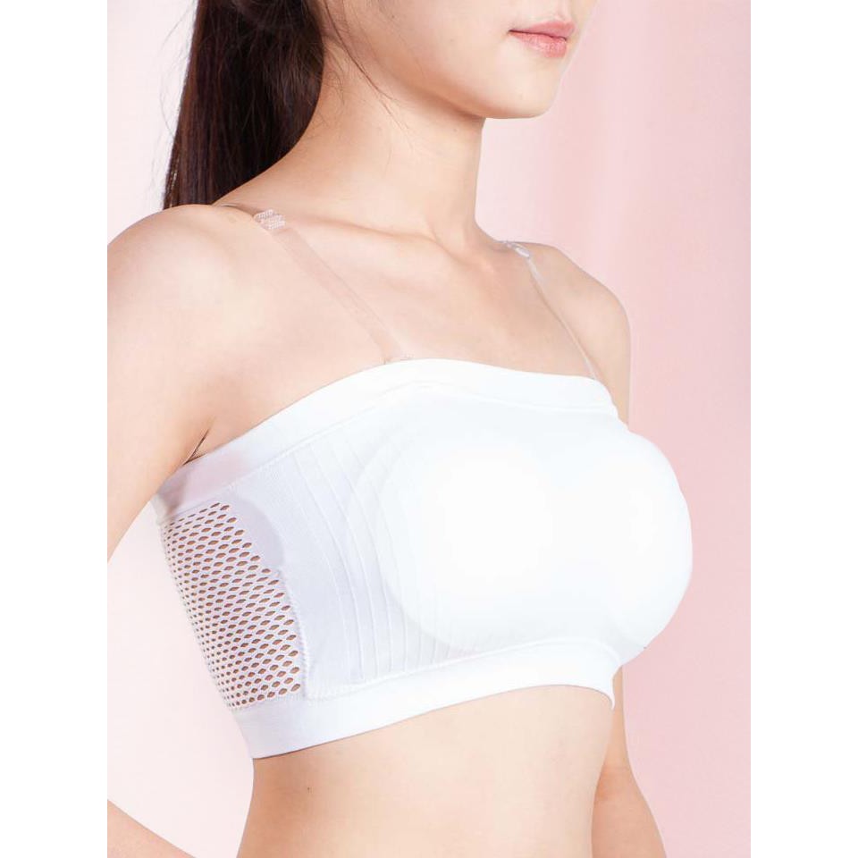 !!สินค้าขายดี!! ชุดชั้นในไร้สาย ชุดชั้นใน เกาะอก สายเดี่ยว Strapless Bra