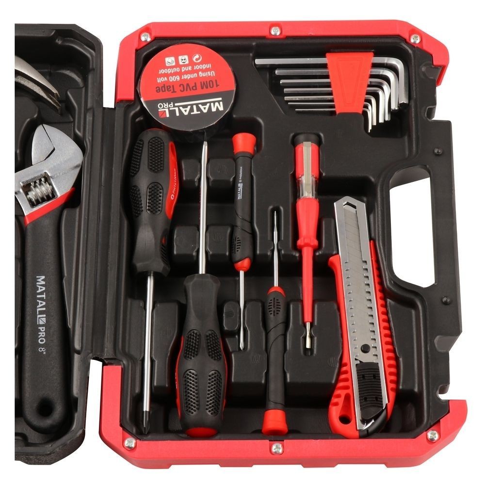 ชุดกล่องเครื่องมือ MATALL PRO 18 ชิ้น/ชุด HAND TOOL SET MATALL 18EA/SET