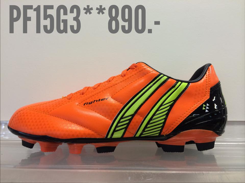PAN รองเท้าสตั้ดฟุตบอล รหัส PF15G3 สีส้มดำ เบอร์ 39-44