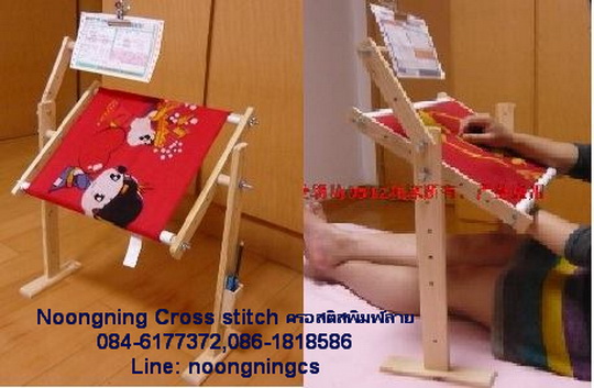 ไก่ มงคล ชุดปักครอสติส พิมพ์ลาย ครอสติสจีน งานฝีมือทำที่บ้าน DIY