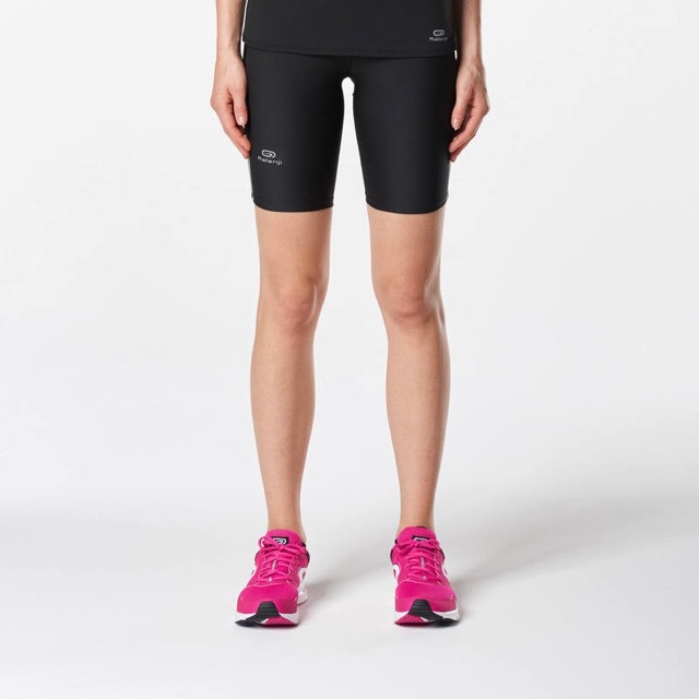 🔥🔥กางเกงวิ่งขาสั้นทรงรัดรูปสำหรับผู้หญิงรุ่น RUN DRY (สีดำ)