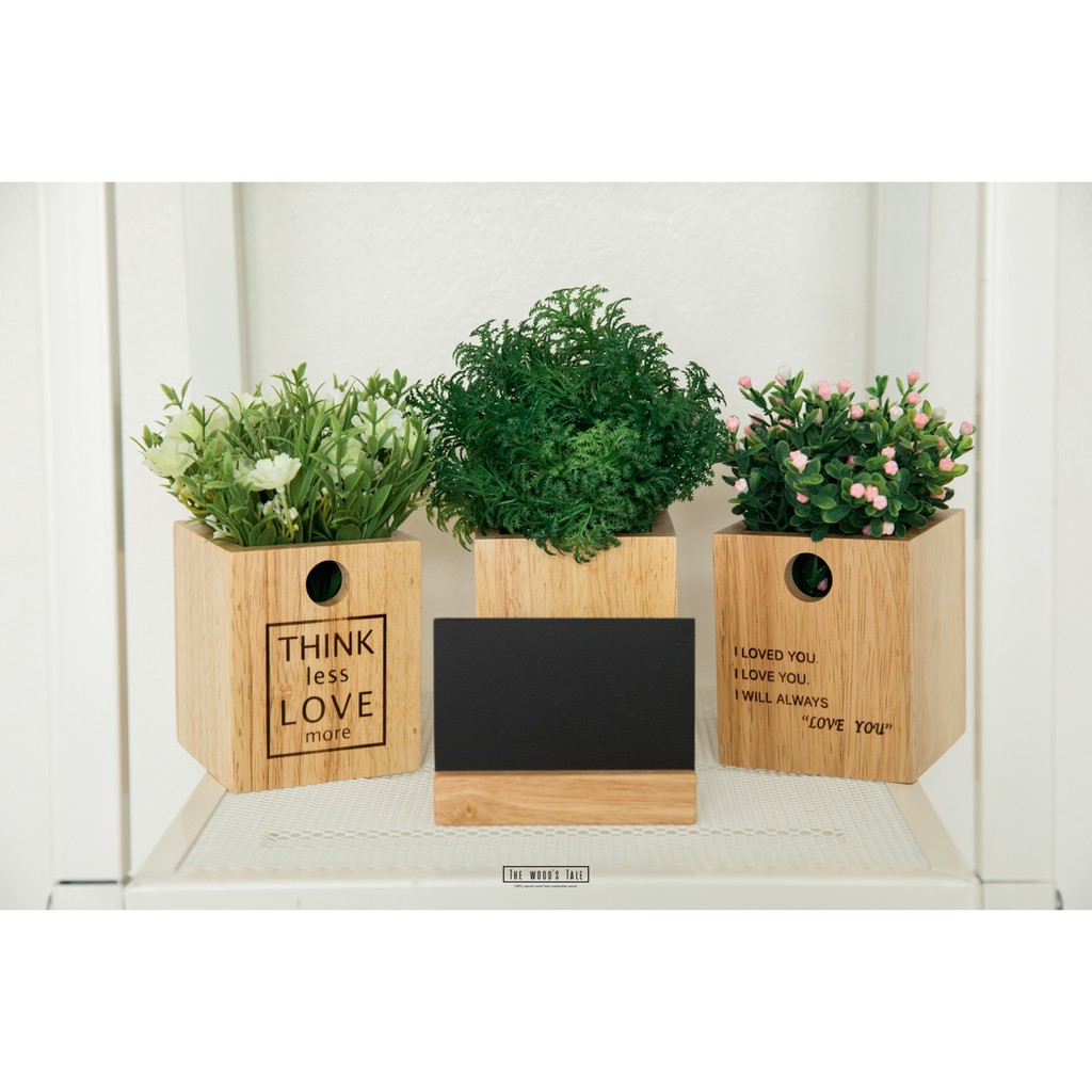 The Wood's Tale ป้ายกระดานดำ ไซส์มินิ BLACKBOARD STAND MINI สำหรับเขียนด้วยชอล์ก