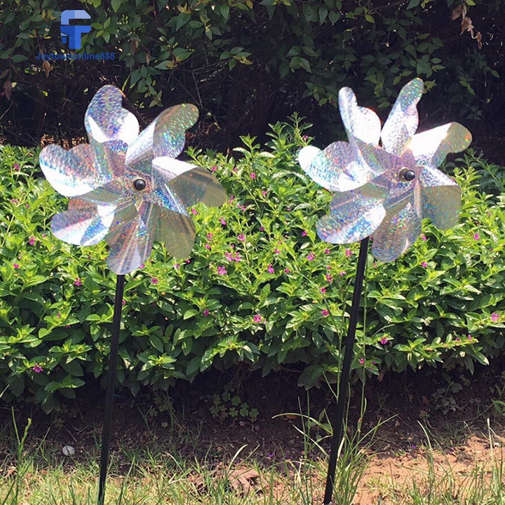 Joeღอุปกรณ์ไล่นก Pinwheels สําหรับตกแต่งสวน