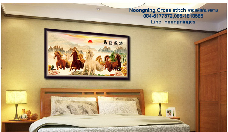 เจ้าแม่กวนอิม ชุดปักครอสติส พิมพ์ลาย ครอสติสจีน งานฝีมือทำที่บ้าน DIY