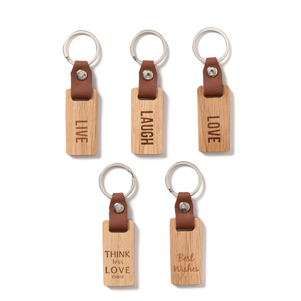 The Wood's Tale พวงกุญแจไม้ สลักลาย KEYCHAIN มีให้เลือกหลายลาย