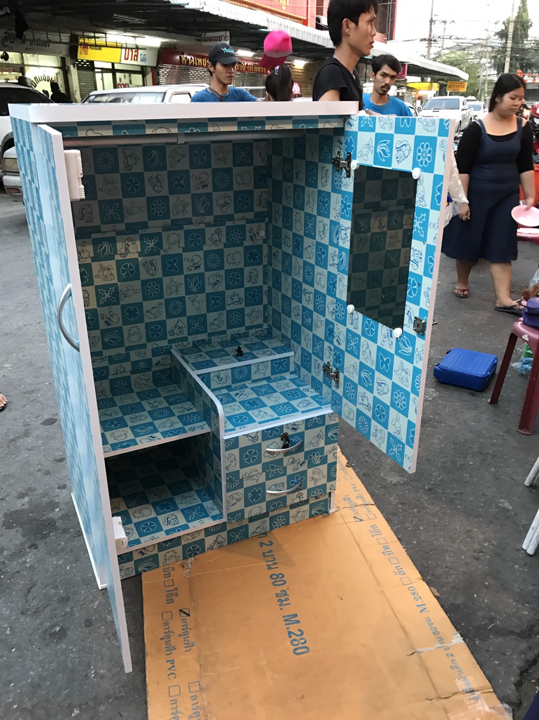 ตู้เสื้อผ้าเด็ก 3 ประตู