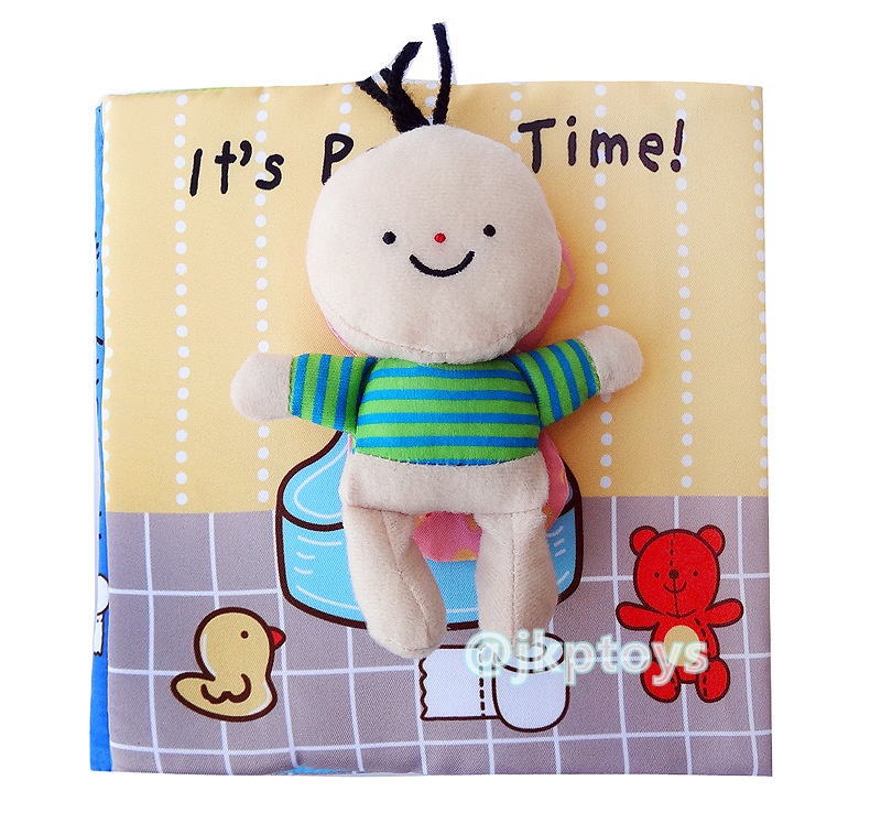 เซตหนังสือผ้าเสริมพัฒนาการ It's Bath Time + It's Potty Time