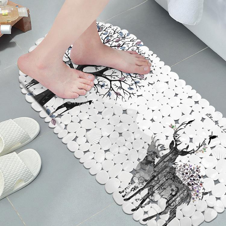 ยางกันลื่น PVC เสื่อดูดอาบน้ำ ห้องน้ำ แผ่นกันลื่นในห้องน้ำ พรมห้องน้ำ Decor