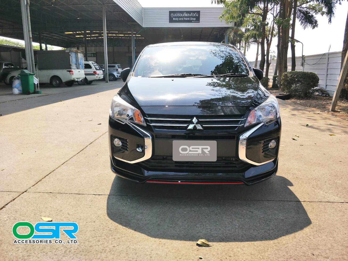 ชุดแต่งรถ สเกิร์ต-สปอยเลอร์ New Mitsubishi Attrage 2020 ทรง SR-Limited By OSR